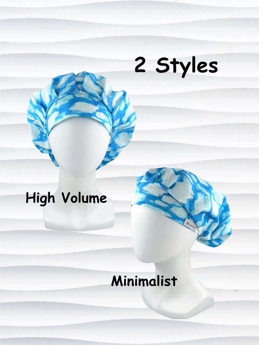2 Tone Bouffant Surgical Scrub Cap by JensCaps