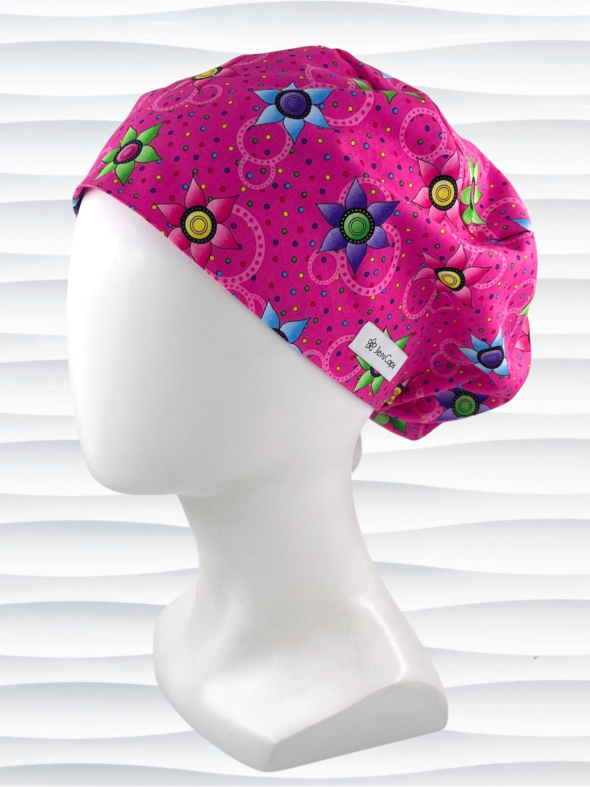 Pink Flower Power · JensCaps